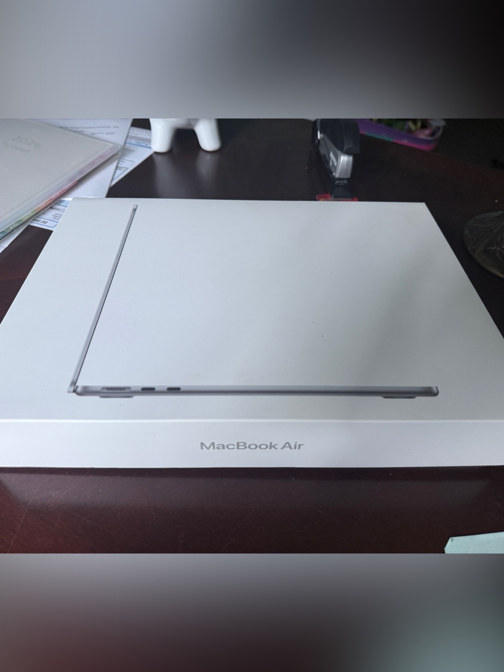 Apple MacBook Air White and Silver Retail Box